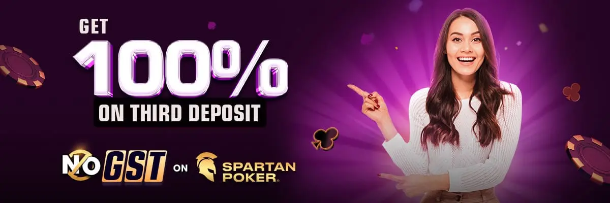 Poker 100 on all Deposits